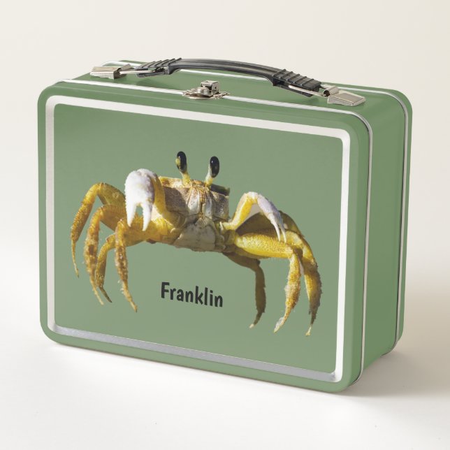 Crab Metal Lunch Box (Front)