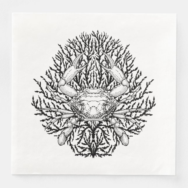 Crab Napkin (Front)