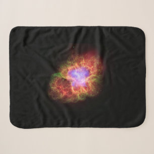 Crab Nebula Baby Blanket Small