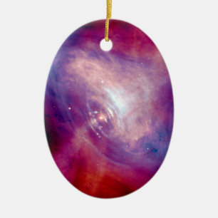 Crab Nebula Ceramic Ornament
