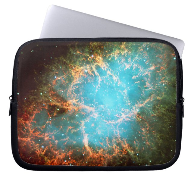 Crab Nebula in Taurus - Our Awesome Universe Laptop Sleeve (Front)