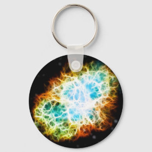 Crab Nebula Keychain