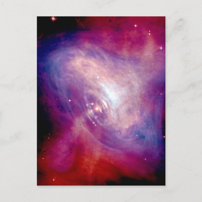 Crab Nebula NASA Space Postcard (Front)