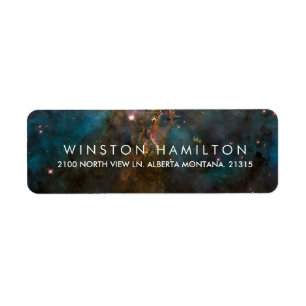 Crab Nebula   Personalized Return Address