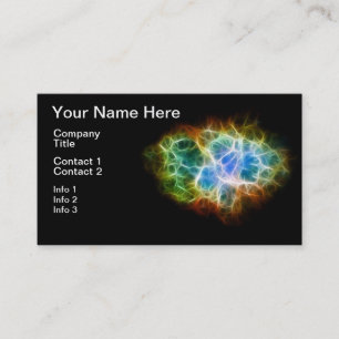 Crab Nebula Star Space Cloud Business Card
