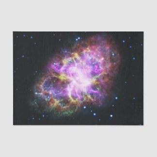 Crab Nebula Supernova Remnant Hubble Composite Tissue Paper