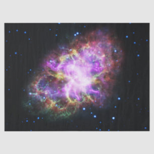 Crab Nebula Supernova Remnant Hubble Composite Tissue Paper