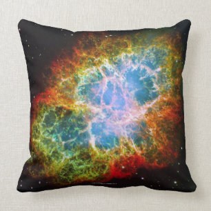 Crab Nebula Throw Pillow