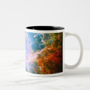 Crab Nebula Two-Tone Coffee Mug