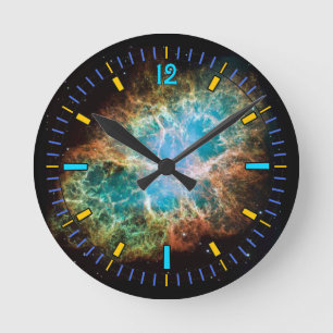 Crab Nebula Wall Clock