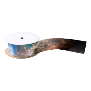 Crab Nebulae Space Astronomy Science Photo Satin Ribbon