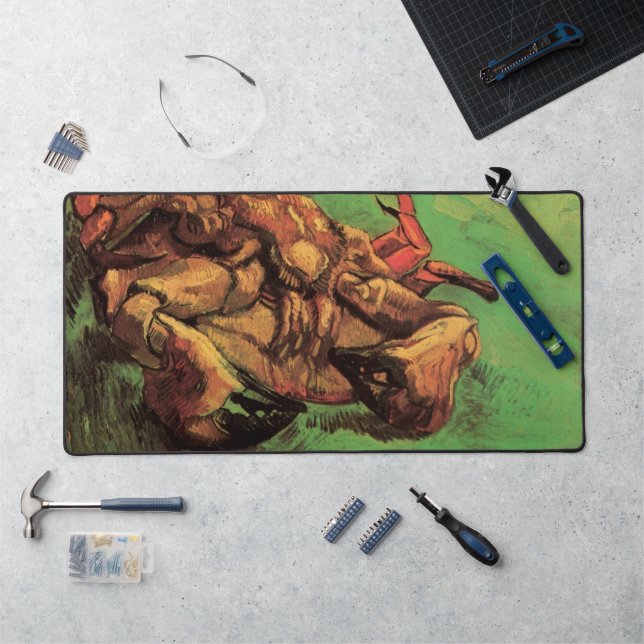 Crab on Its Back by Vincent van Gogh Desk Mat (Workstation)