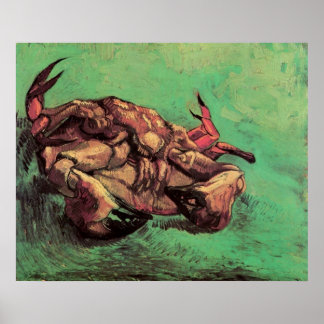 Crab on Its Back by Vincent van Gogh Poster