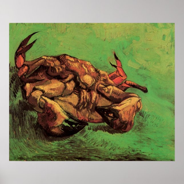Crab on Its Back by Vincent van Gogh Poster (Front)