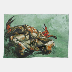Crab on Its Back (F605)Van Gogh Fine Art Kitchen Towel
