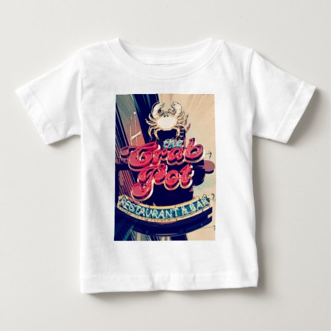 Crab Pot Restaurant Baby T-Shirt (Front)