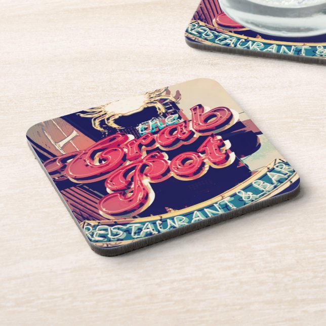 Crab Pot Restaurant Coaster (Left Side)