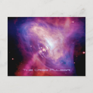 Crab Pulsar Time Lapse - Neutron Star Postcard