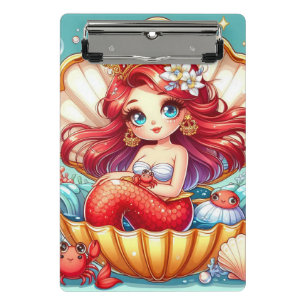 Crab Royalty in Coral Cove Mini Clipboard