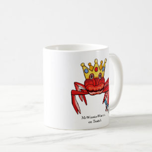 Crab Royalty with knife, MeWarriorWoman on Twitch  Coffee Mug