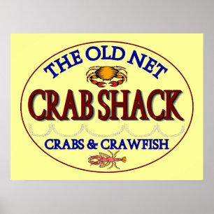 Crab Shack Logo Poster