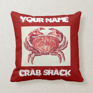 crab shack pillow