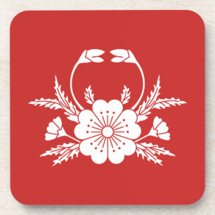 Crab-shaped cherry blossom (EDO) Coaster