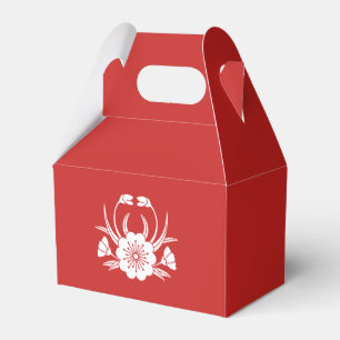 Crab-shaped cherry blossom favor box