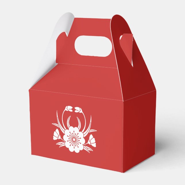 Crab-shaped cherry blossom favor box (Back Side)