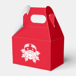 Crab-shaped peony favor box