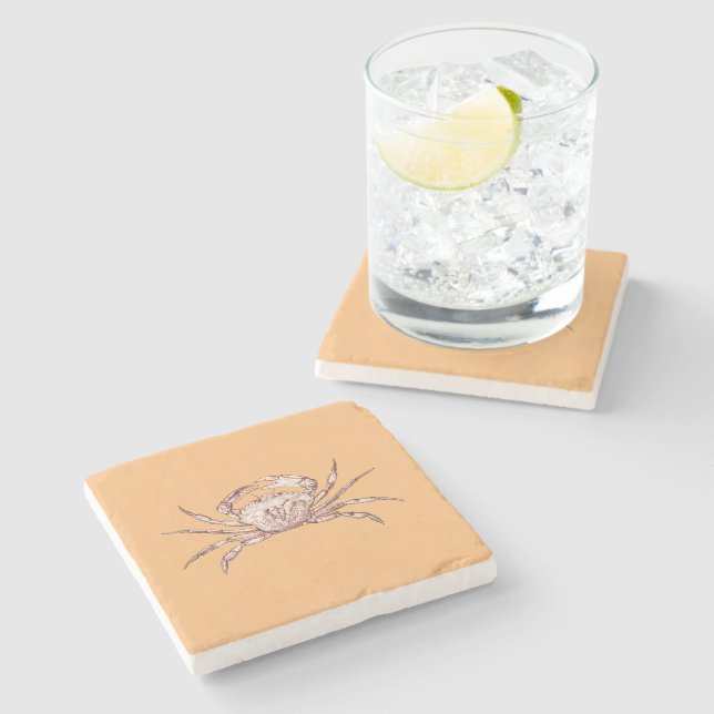 Crab Stone Coaster (Side)