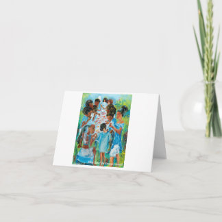 "Crab Table" Folded Greeting Card