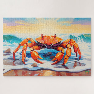 🐙Crab-tastic Beach Day🦀  Jigsaw Puzzle