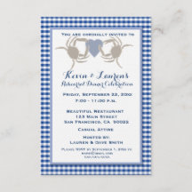 Crab Theme with Blue Gingham