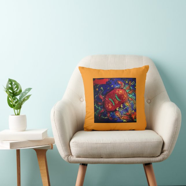 Crab Throw Pillow (Chair)