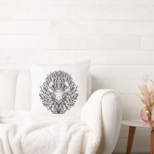 Crab Throw Pillow
