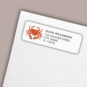 Crab Watercolor Illustration