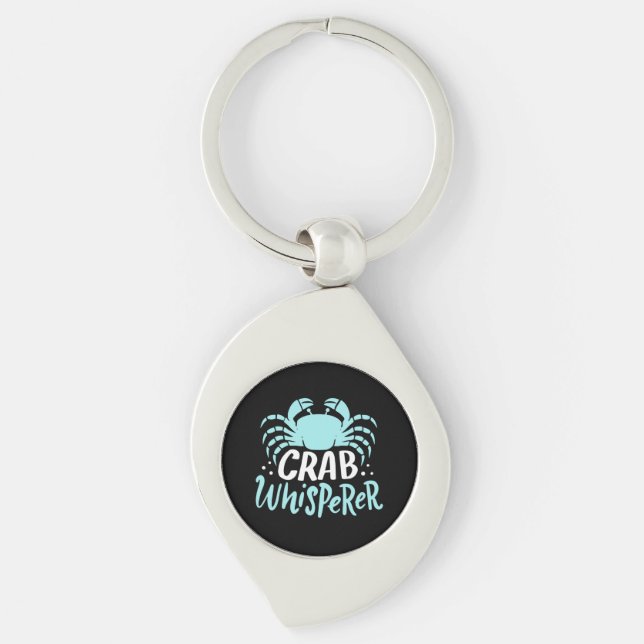 Crab Whisperer Keychain (Front)