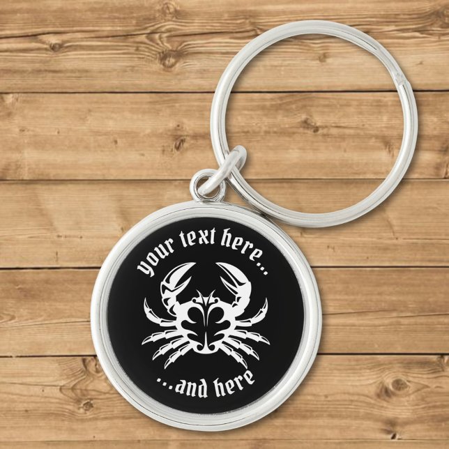 Crab White Keychain (Creator Uploaded)