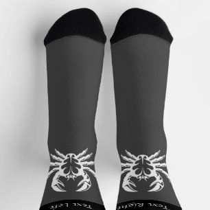 Crab White Socks