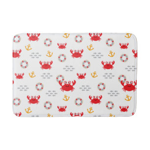 Crab with Lifebuoy Bath Mat