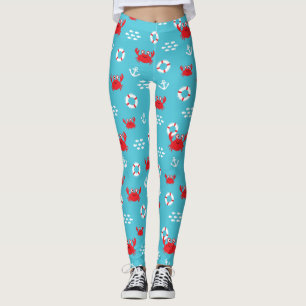 Crab with Lifebuoy Leggings