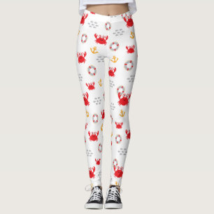 Crab with Lifebuoy Leggings
