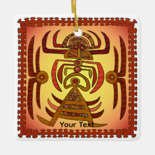 Crab Woman Ceramic Ornament