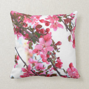 Crabapple Beauty Throw Pillow