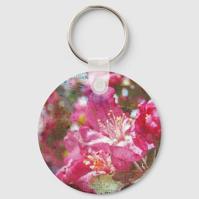 Crabapple Blossoms Keychain (Front)