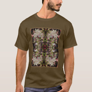Crabapple Blossoms Vintage Abstract T-Shirt
