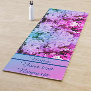 Crabapple Flower Blossoms Close Up Personalized Yoga Mat