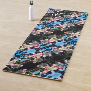 Crabapple Flower Blossoms Pattern Personalized  Yoga Mat