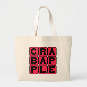 Crabapple, Fruit Large Tote Bag